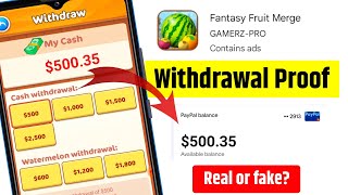 $🤑🤑 Fantasy Fruit Merge Withdrawal || Fantasy Fruit Merge || Fantasy Fruit Merge real or fake screenshot 4