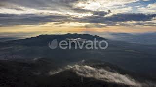 Epic Cloudy Sunset Over Mountains | Stock Footage - Envato elements screenshot 5