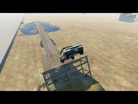 BeamNG Drive Alpha Insane Jump Test 1 HD