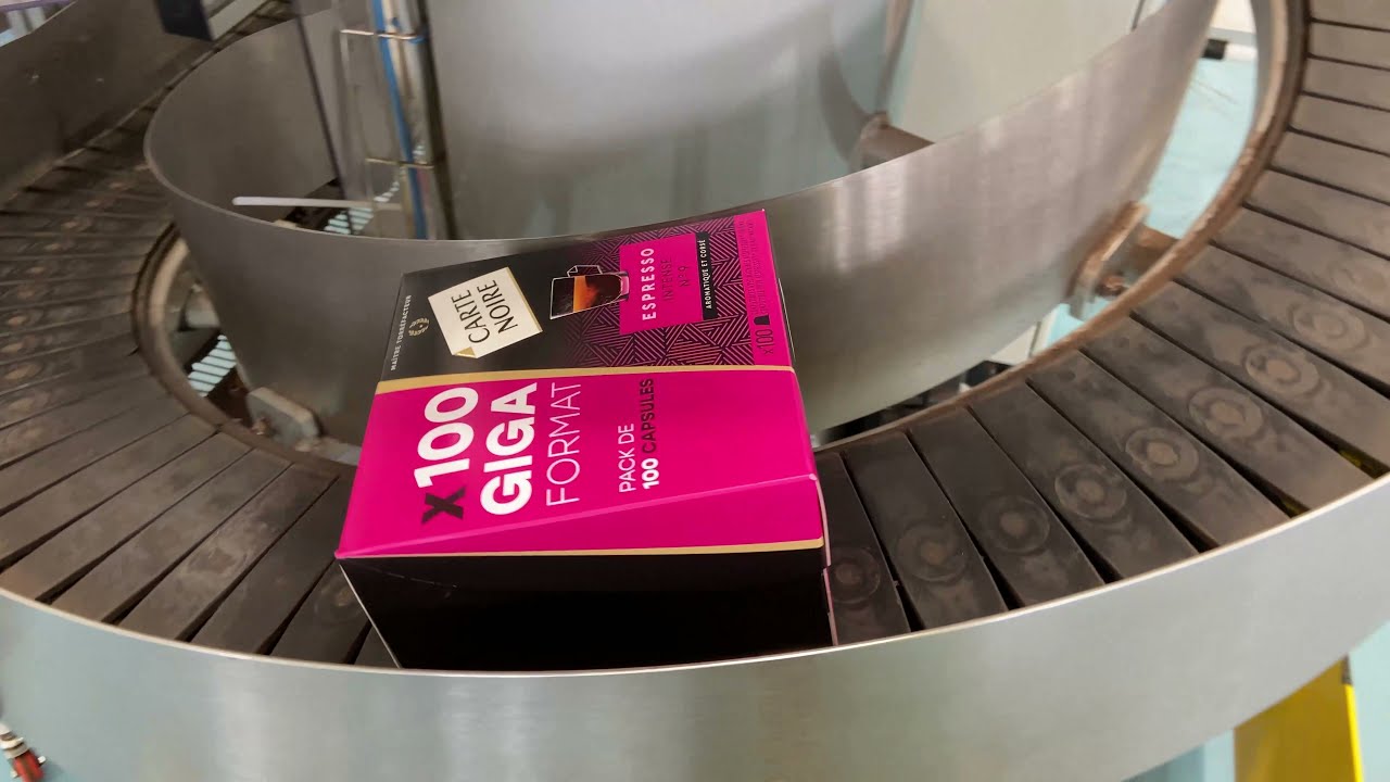 AmbaFlex Spiral Conveyor - SpiralVeyor SV Connect cartons