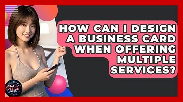 How Can I Design A Business Card When Offering Multiple Services? - Graphic Design Nerd