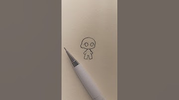 vẽ chibi đơn giản 😊 #art #drawing