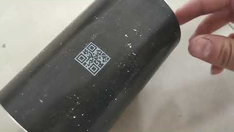 CYCJET ALT360 STEEL TUBE QR CODE HANDHELD INKJET PRINTING/HOW TO PRINT QR CODE ON STEEL PIPE