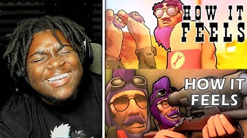 Overwatch Fan Reacts To How It FEELS To Play Engineer & Sniper (Team Fortress 2)