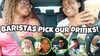 Letting Starbucks Baristas Pick Our Drinks For A Week!!