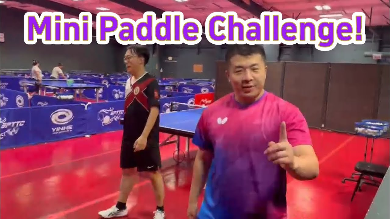 Mini Paddle Challenge!🏓