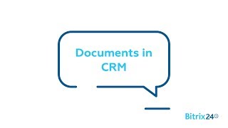Free CRM - how to create any document inside Bitrix24 CRM