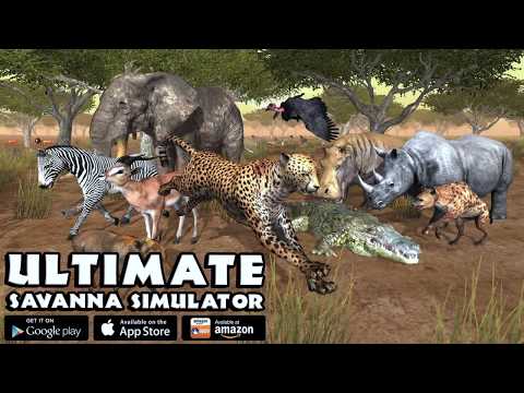 Cheetah VS Lion, Elephant, Hippo, Rhino, Giraffe, Crocodile, Ultimate Savanna Simulator