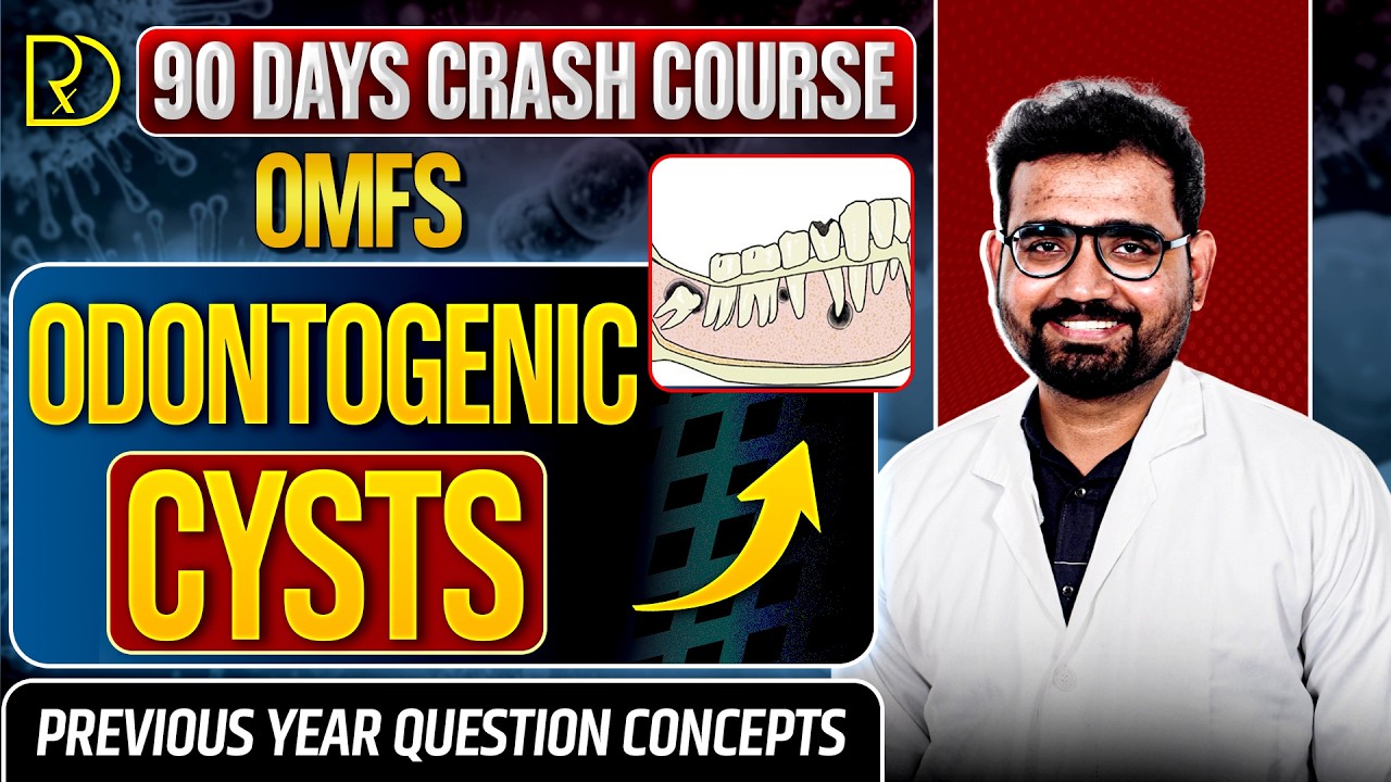 90 Days CRASH COURSE -OMFS -ODONTOGENIC CYSTS-Dr.Vikram C #neet#omfs #medicine#fractures