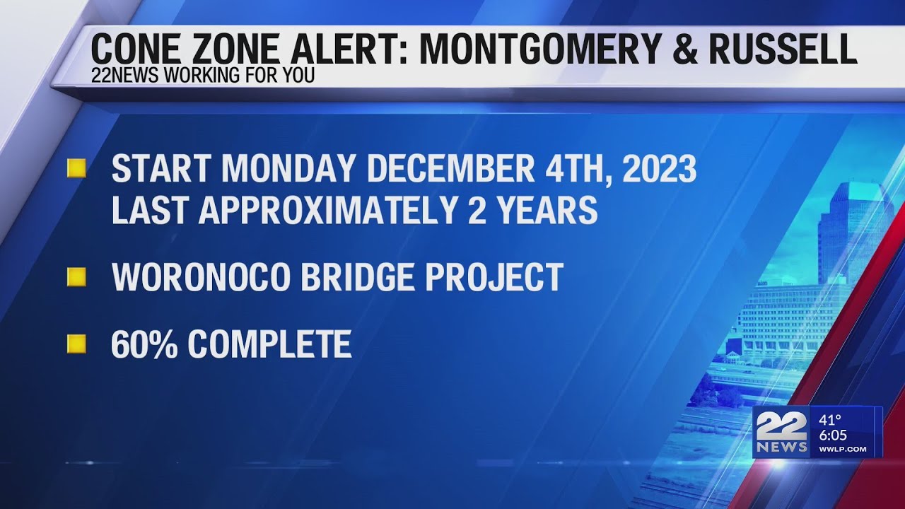 Woronoco Bridge project construction to resume in Russell and Montgomery