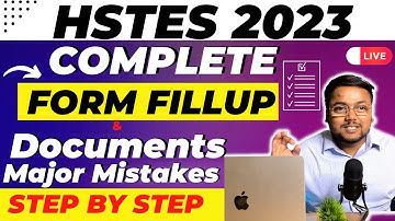 HSTES Counselling Registration 2023 ☑️ | Live 🔴 Step by Step | HSTES Registration 2023 | HSTES 2023