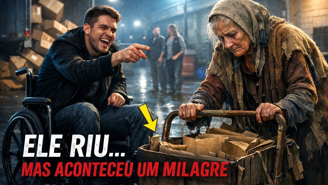 ME DEIXA ENCOSTAR QUE VOCÊ ANDA O cadeirante desprezou, depois o estacionamento inteiro tremeu…