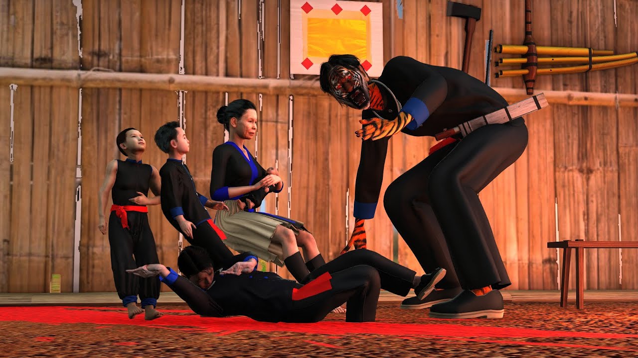 Dab Tsov Hlob Hlob Daim 1 Dab Neeg 3D Txaus Ntshai || Tsov Txia Neeg