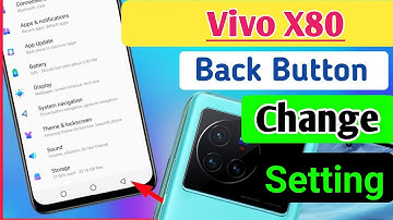 Vivo x80 Back Button Setting/Vivo x80 back button change/Vivo x80 navigation key setting