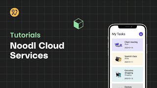 Adding Noodl Cloud Services to the Task Manager app