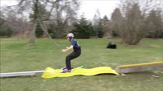 3/18 Backyard Skiing