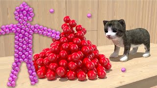 Сolorful balls - new type of simulation by VIDICAT 1,599 views 1 month ago 1 minute, 3 seconds