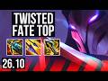 TWISTED FATE vs MORDEKAISER (TOP) | Lethal Tempo | EUW Diamond | 26.10