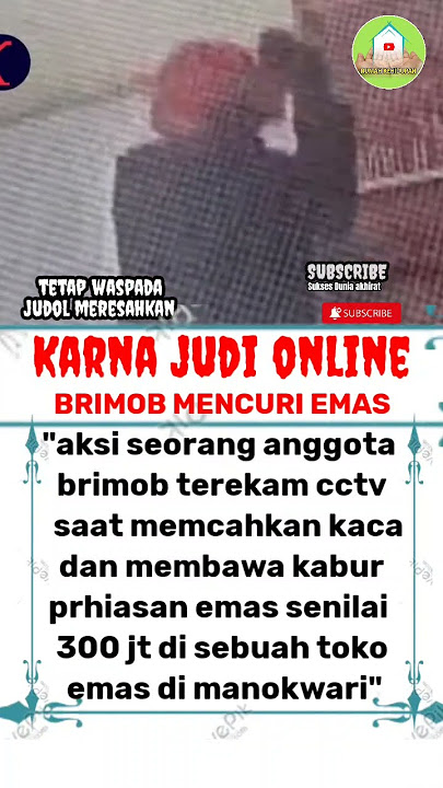 DIPAPUA AKIBAT JUDI #ayah #ibu #suami #istri #brimob #papua #emas