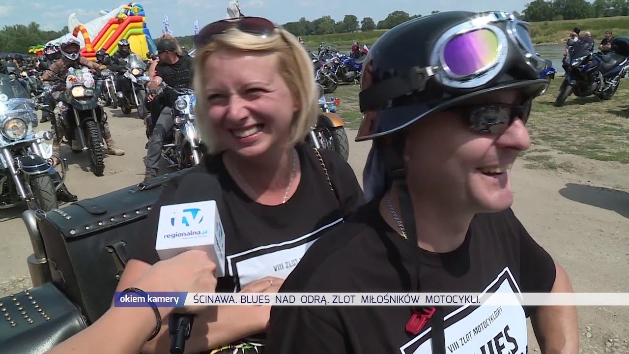 ŚCINAWA. BLUES  NAD  ODRĄ. ZLOT  MIŁOŚNIKÓW  MOTOCYKLI.
