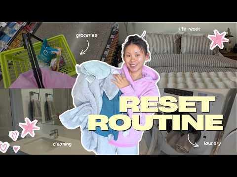 Realistic Reset Routine ✨ Cleaning, Organizing & Getting My Life Together