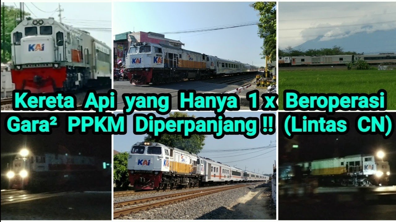 PPKM Diperpanjang Lagi Hingga 9 Agustus 2021, Kereta Api ini Jalan 1x Saja