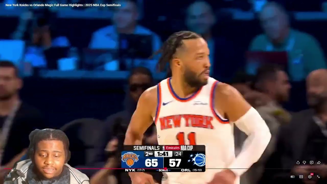 AHHHHHHHHH!!! Reacting To New York Knicks vs Orlando Magic Full Game Highlights | NBA Cup Semifinal