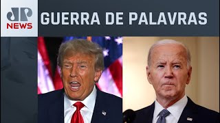 Trump fala em injustiça sobre seu processo  Biden o chama de “perigoso”