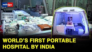 ‘Aarogya Maitri Aid Cube’: India launches world’s first indigenous portable hospital
