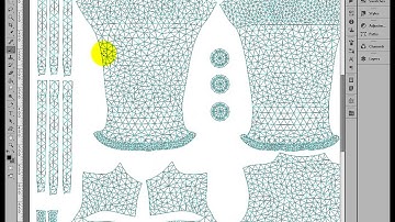 Texturing custom mesh Jacket. Part 1 (Buidling a working template)