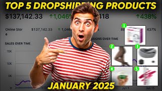TOP 5 DROPSHIPPING PRODUCTS to Sell in JANUARY 2025