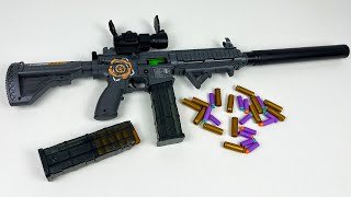 M416 Shell Ejection Soft Bullet Toy Gun Unboxing New Model- Electric Toy Gun screenshot 4