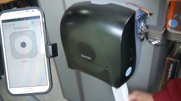 Real-time Monitoring Toilet Paper via Web interface with PHPoC Blue
