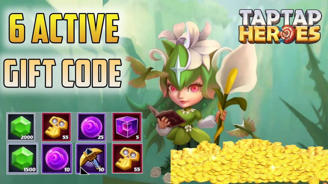 6 Active⚡ TapTap Heroes Gift Code 2023
