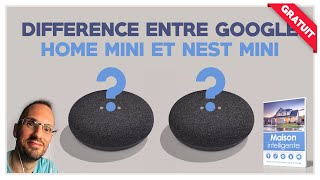 Différence entre Google Home et Google Mini
