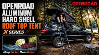 OPENROAD X Series Hard Shell Roof Top Tent | Sleep Darker, Camp Better