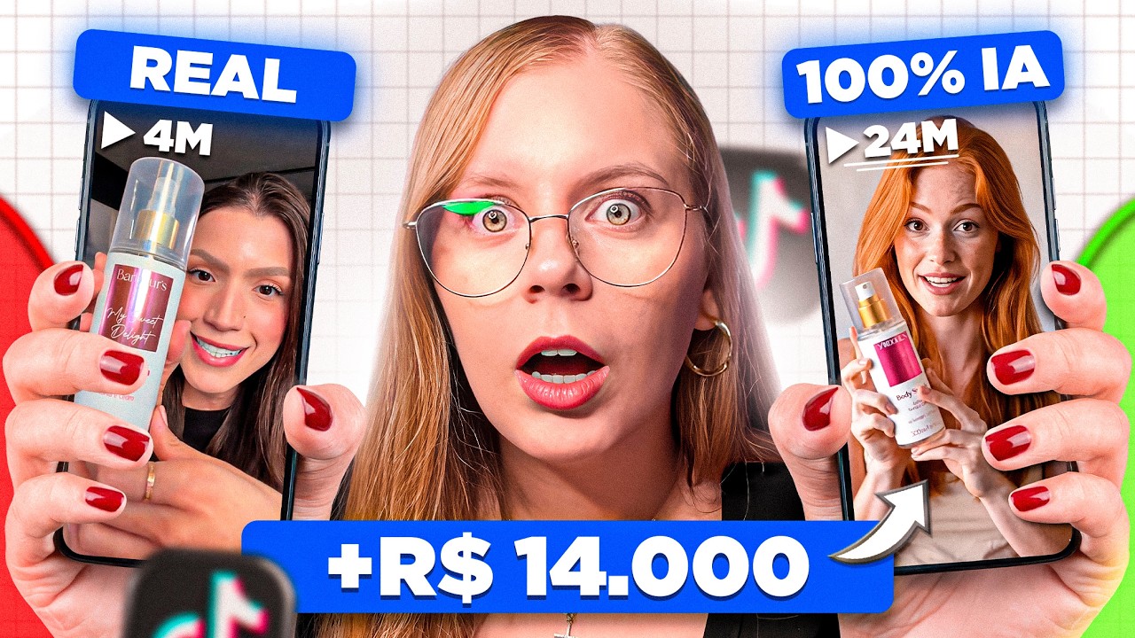 COPIEI um Vídeo com IA e Fiz Mais de R$14.000 no Tiktok Shop (PASSO A PASSO)