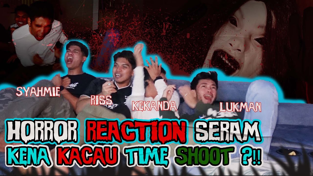 HORROR REACTION SYAHMI,KEKANDA,LUQMAN. T4KUT SAMPAI TERJUN SOFA !!