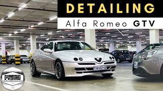 Alfa Romeo GTV 3.0 V6 24V Busso after DETAILING (polish, wax, ceramic detailer)