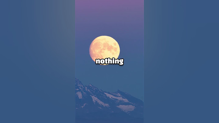 What If You Threw A Glass Of Water At The Moon?