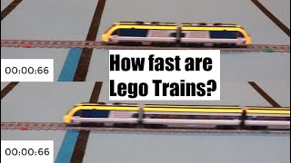 How fast are Lego Trains? A little experiment
