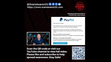 Fake PayPal Email Scam (Phishing Email Example) - Recent Online Scams and Fake Emails
