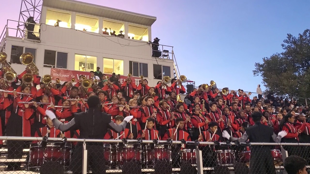 Elizabeth Marching Band tries to Rally Crowd at Elizabeth vs Union Football Game 9 13 2019