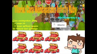 Titorial Cara Mendapatkan Infinity Ruby pada Game Mine Survival screenshot 5