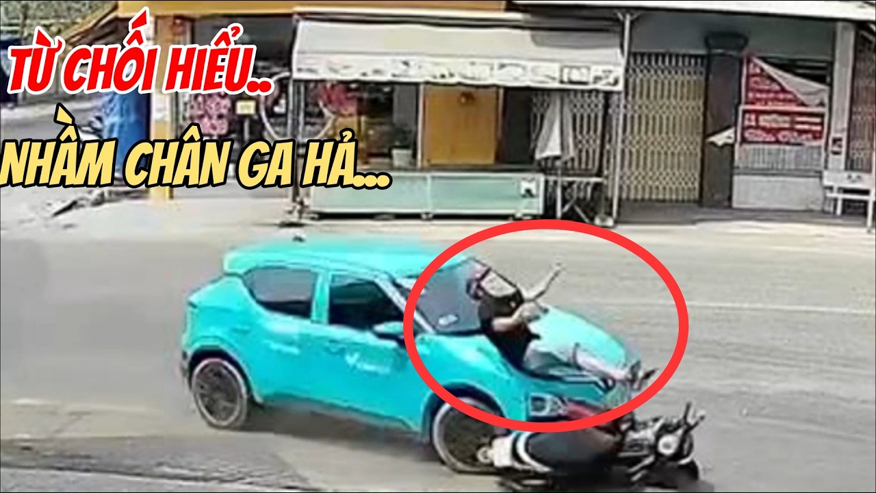 Pha này nhầm chân ga hả ta , chạy khó hiểu nhỉ ...