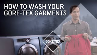 Легкий уход за вашей одеждой из материалов GORE-TEX