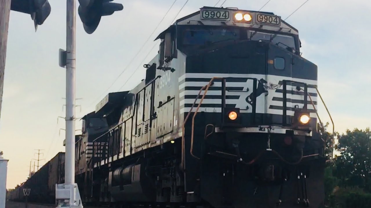 Waiting On the “Long Black Train”!!! Ns 9904 And Ns 9240 Lead a Coal ...