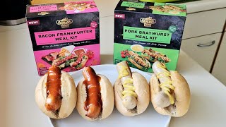 WOW! New Bacon Frankfurter & Pork Bratwurst Meal Kit Review