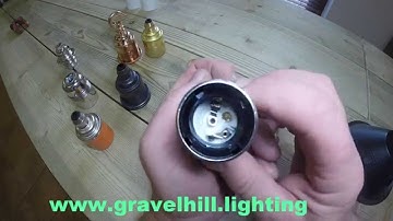 How to Unlock an Edison E27 Lamp Holder by Gravel Hill Lighting