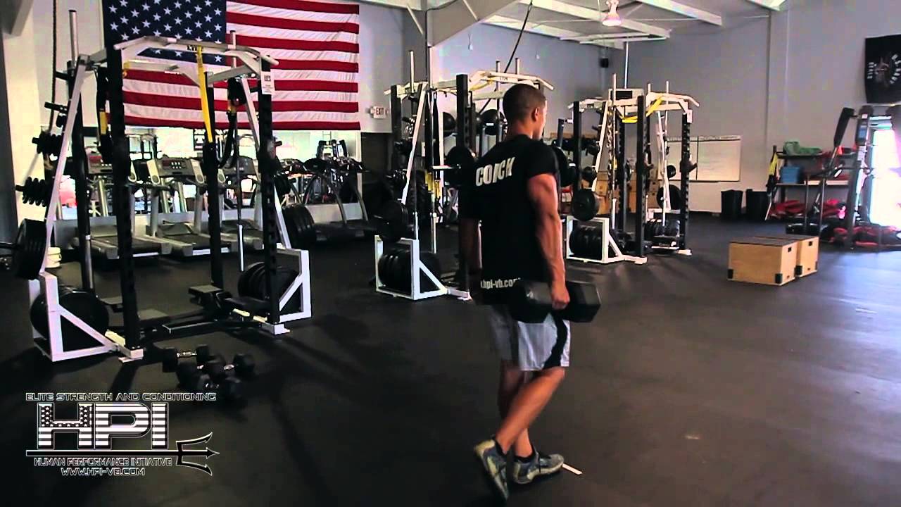 HPI Strength and Conditioning Suitcase Carry Exercise Description